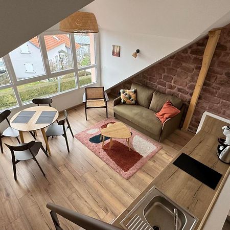 Ferienwohnung Le Pommier - Appt Avec Jardin Partage Puberg Exterior foto