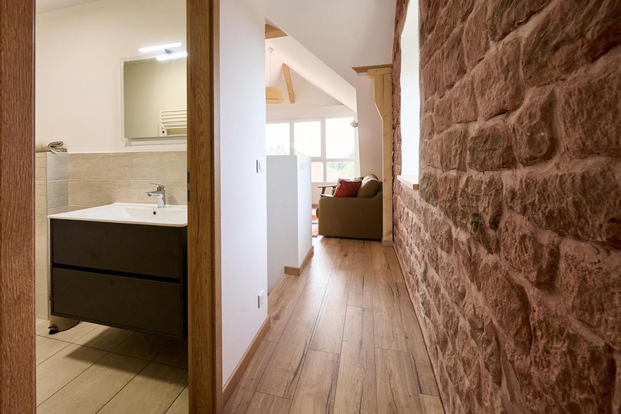 Ferienwohnung Le Pommier - Appt Avec Jardin Partage Puberg Exterior foto