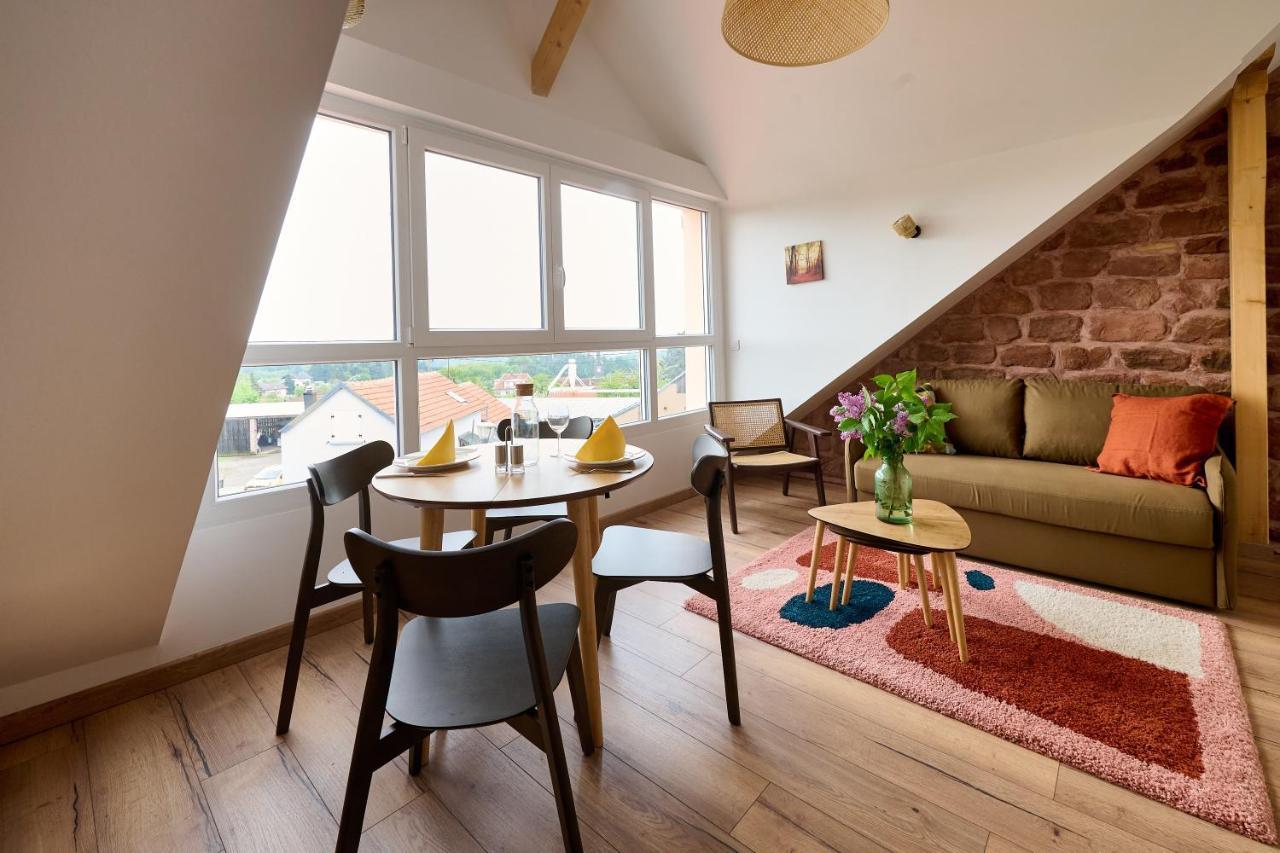 Ferienwohnung Le Pommier - Appt Avec Jardin Partage Puberg Exterior foto